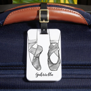 Ballerina Personalisiert Ballet Gepäckanhänger