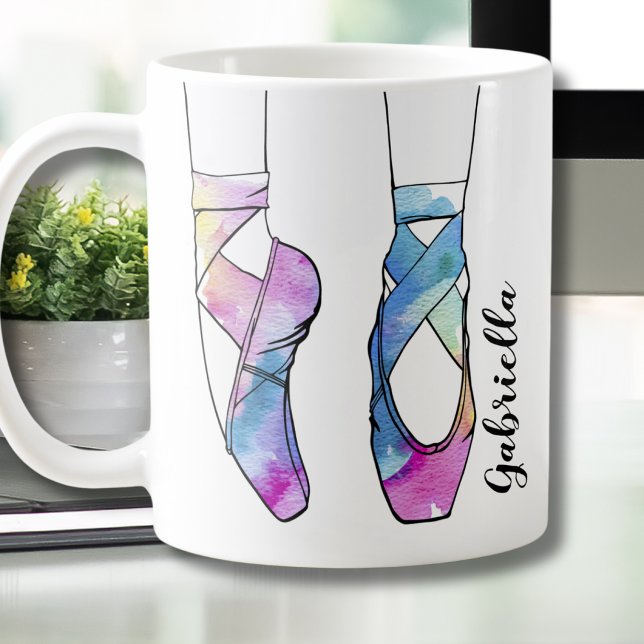 Ballerina Personalisiert Ballet Kaffeetasse (Von Creator hochgeladen)