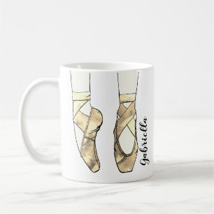 Ballerina Personalisiert Ballet Kaffeetasse