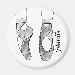 Ballerina Personalisiert Ballet Magnet