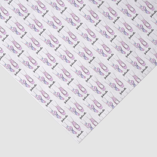 Ballerina Personalisiert Ballet Seidenpapier (Ausschnitt)