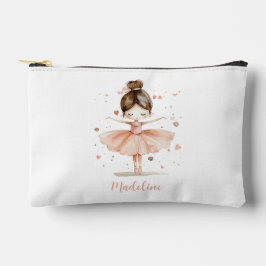 Ballerina Personalisiert Name Girly Zubehörtasche