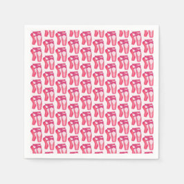 Ballerina Pink Ballett Tanz Erwägung Schuhe Serviette