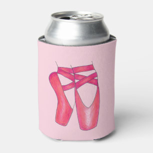 Ballerina Pink Ballett Tanz Pointe Toe Shoes Dosenkühler