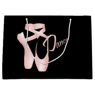 Ballerina Pink Pointe Shoes Dance LG GB Große Geschenktüte