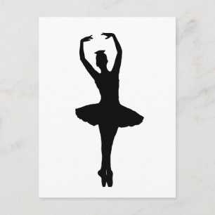 BALLERINA PIROUETTE EN POINTE (Ballet Dancer) ~ Postkarte