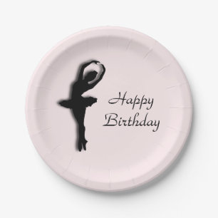 Ballerina Pirouette in Garden Green Pappteller