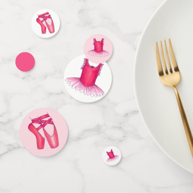 Ballerina Pointe Shoes Tutu Geburtstagsparty Konfetti (Gruppe)