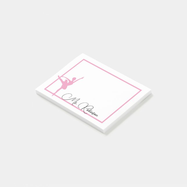 Ballerina Post-it Klebezettel (angewinkelt)