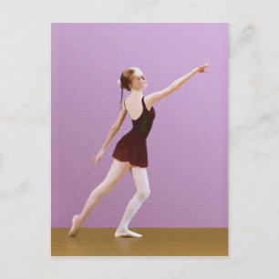 Ballerina Postcard Postkarte