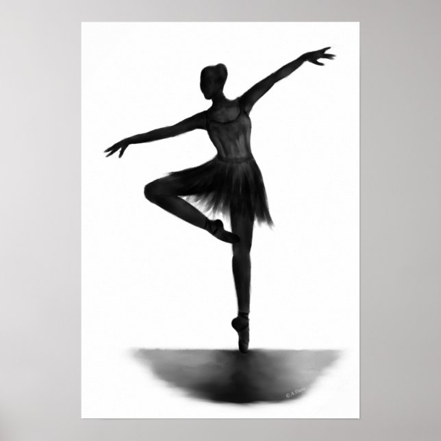 Ballerina-Poster "Grace" Poster (Vorne)