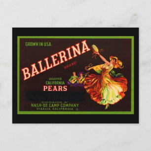 Ballerina Postkarte