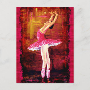 Ballerina Postkarte