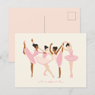 Ballerina Postkarte