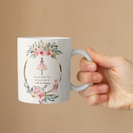 Ballerina Princess Bloral Blush Geburtstagsparty Kaffeetasse