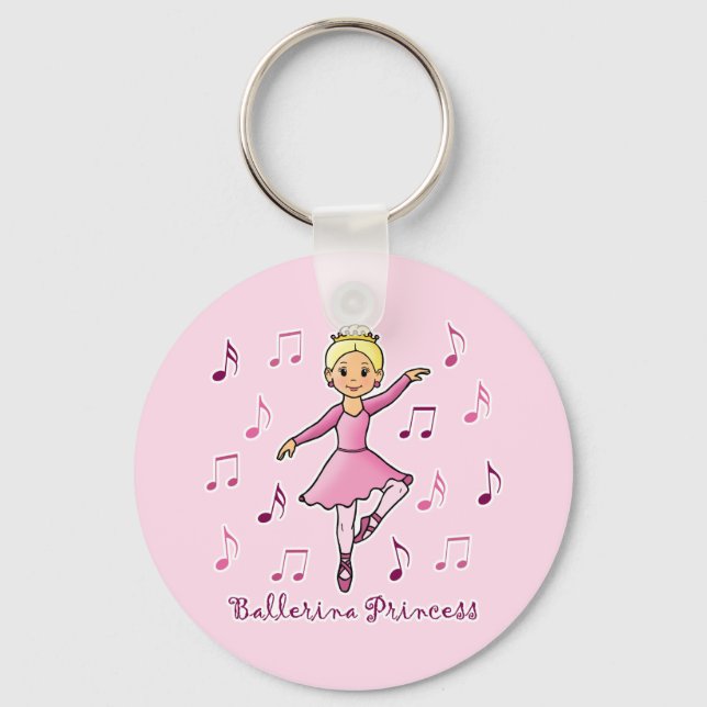 Ballerina Princess Schlüsselanhänger (Vorderseite)