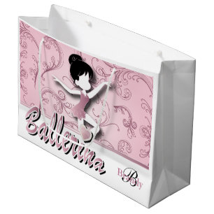 Ballerina-Puppe  Rosa Tourmalin  Personalisieren Große Geschenktüte