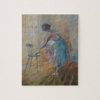 Ballerina-Puzzlespiel/Laubsäge mit Zinn Puzzle