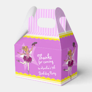 Ballerina rosa lila 7. Mädchen Geburtstagsgeschenk Geschenkschachtel