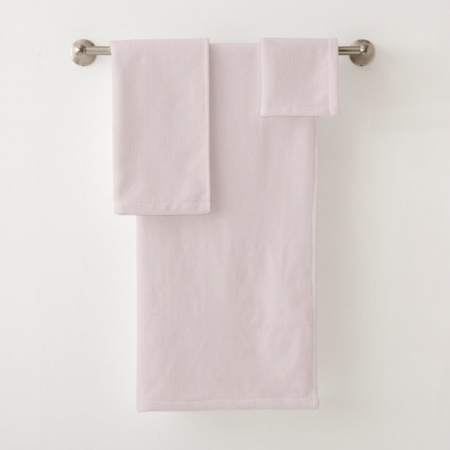 Ballerina Rosa Uni-Farbe  Badhandtuch Set (Insitu)