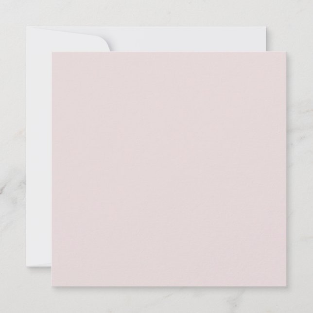 Ballerina Rosa Uni-Farbe  Karte (Vorderseite)