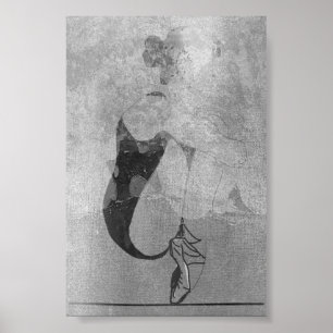 Ballerina-rotes Poster