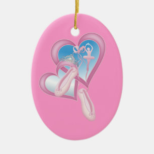 Ballerina-Schatz Keramik Ornament