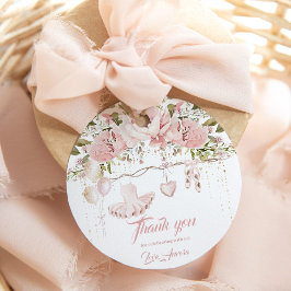 Ballerina Schuhe Blumentanz und Blumengeburtstag Geschenkanhänger