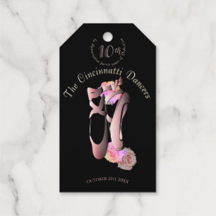 Ballerina Shoes Custom Event in Black Geschenkanhänger