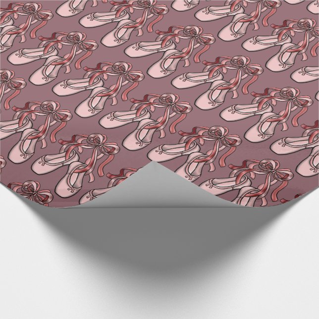 Ballerina Shoes Geschenkpapier (Ecke)
