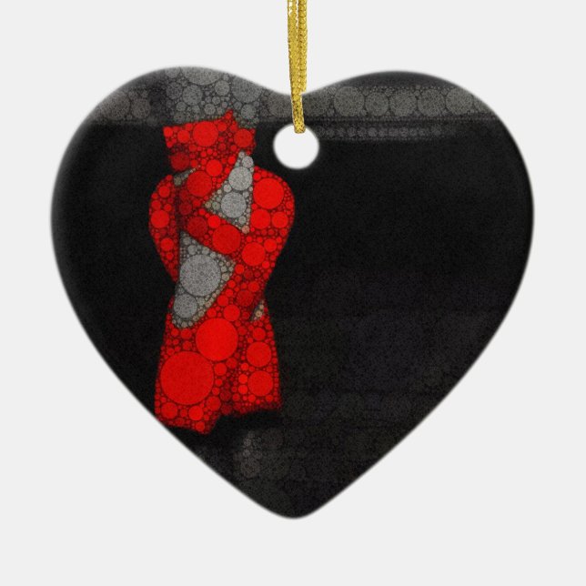 Ballerina Shoes Niedlich Ballet Keramik Ornament (Vorne)