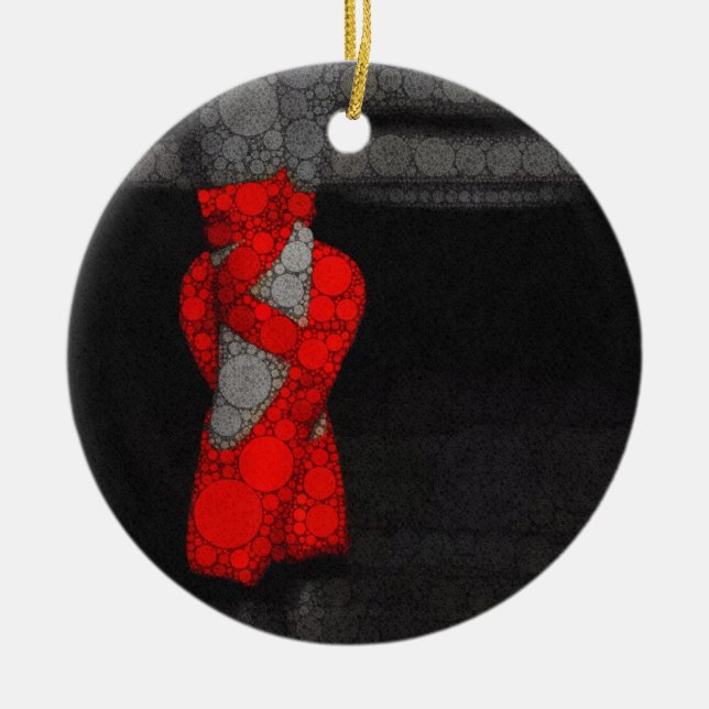 Ballerina Shoes Niedlich Ballet Keramik Ornament (Vorne)