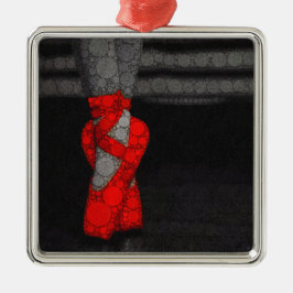 Ballerina Shoes Niedlich Ballet Silbernes Ornament