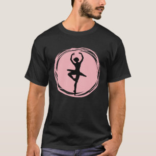 Ballerina Silhouette Ballett en Point für gi T-Shirt