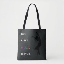Ballerina Silhouette Dance Quote Black