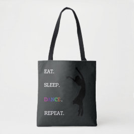 Ballerina Silhouette Dance Quote Black