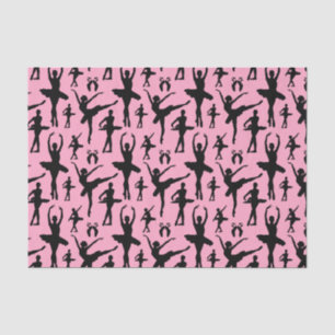 Ballerina-Silhouette Seidenpapier