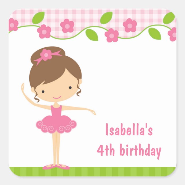 Ballerina Sticker (Vorderseite)
