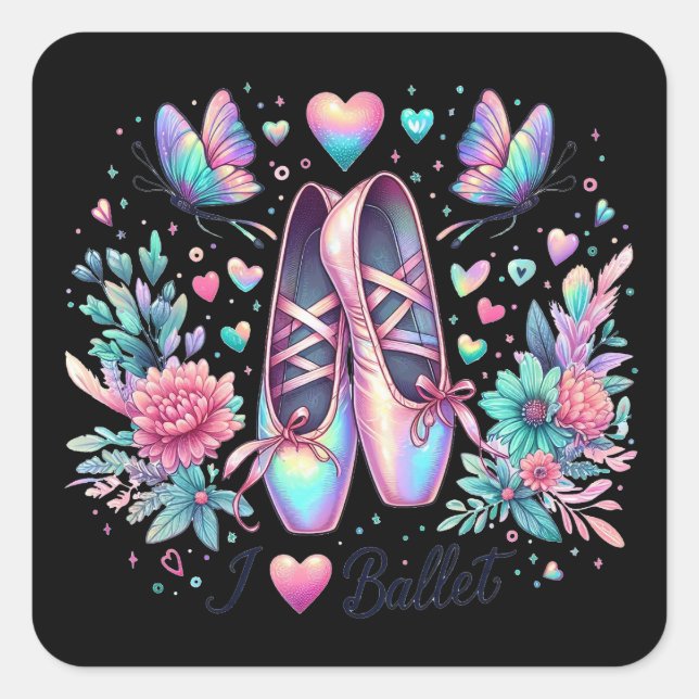 Ballerina Stickers (Vorderseite)