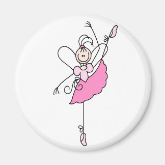 Ballerina Strichmännchen Five Magnet