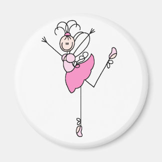 Ballerina Strichmännchen Three Magnet