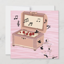 Ballerina Symphony in a Box - Ballerina Art Magneteinladung