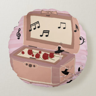 Ballerina Symphony in a Box - Ballerina Art Rundes Kissen