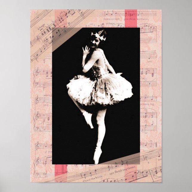 Ballerina Tancing Poster (Vorne)