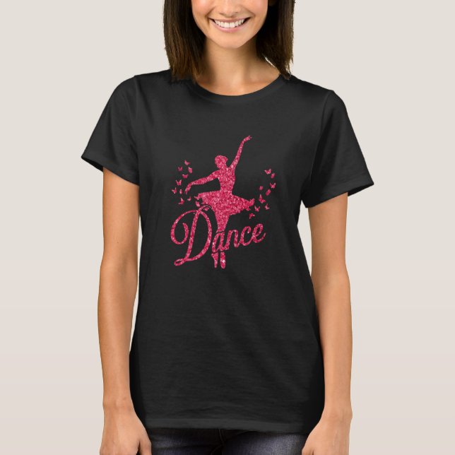 Ballerina Tancing T-Shirt (Vorderseite)