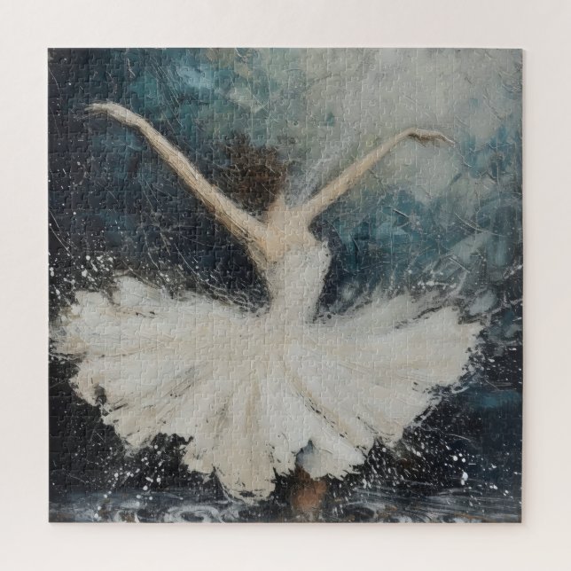 Ballerina Tanz Abstrakte Kunst Puzzle (Vertikal)