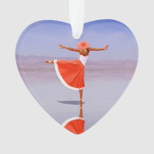Ballerina Tanz am Strand Ornament