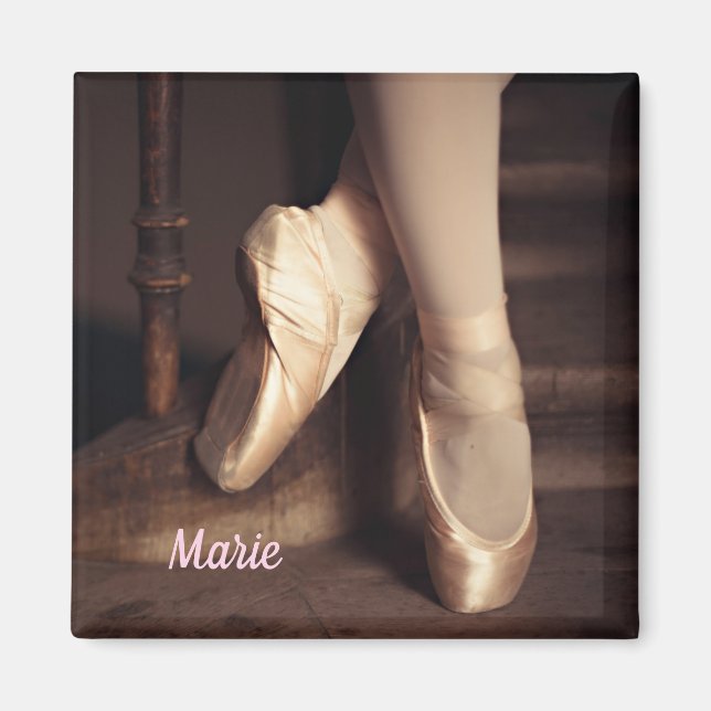 Ballerina Tanz Erwägung Personalisiert Magnet (Vorne)