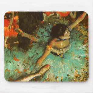 Ballerina Tanz Grüne Tänzerin Edger Degas Malerei Mousepad