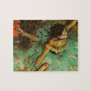 Ballerina Tanz Grüne Tänzerin Edger Degas Malerei Puzzle